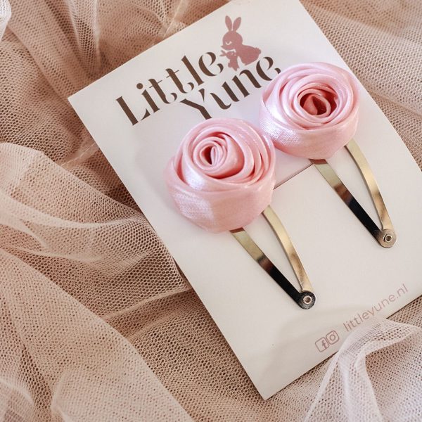 Haarspeldjes | Duo - Rosy Twirls Clips – Pink Edition