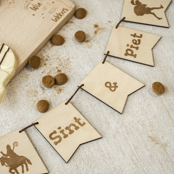 ๐ Houten slinger โSint & Pietโ