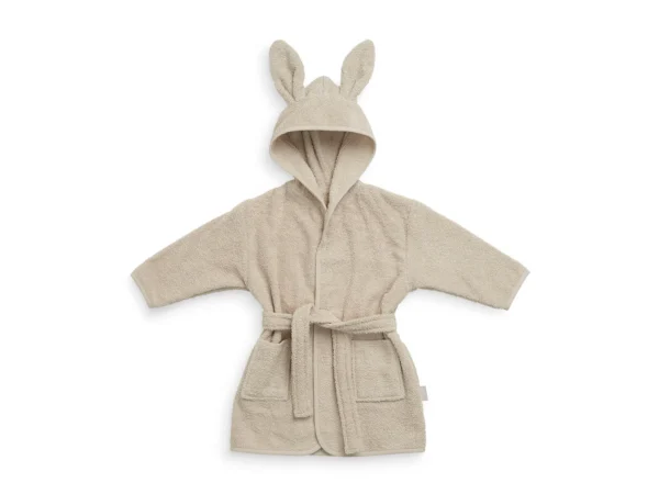 Jollein Bunny Badjas – Nougat Te personaliseren met naam