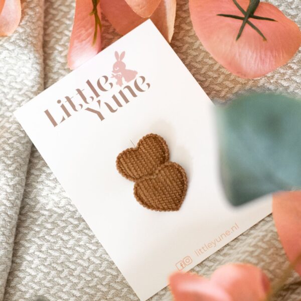 Antislip | Los - Corduroy Hearts | Bruin
